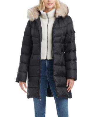 Women's Mid-Length Fitted Puffer Coat