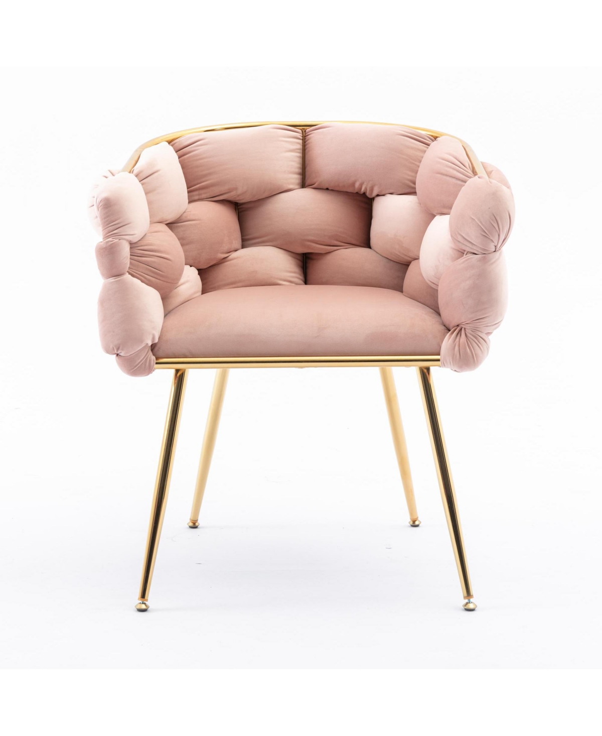 Slickblue Luxury Modern Velvet Single Sofa Chair Simple and Elegant Leisure Seating