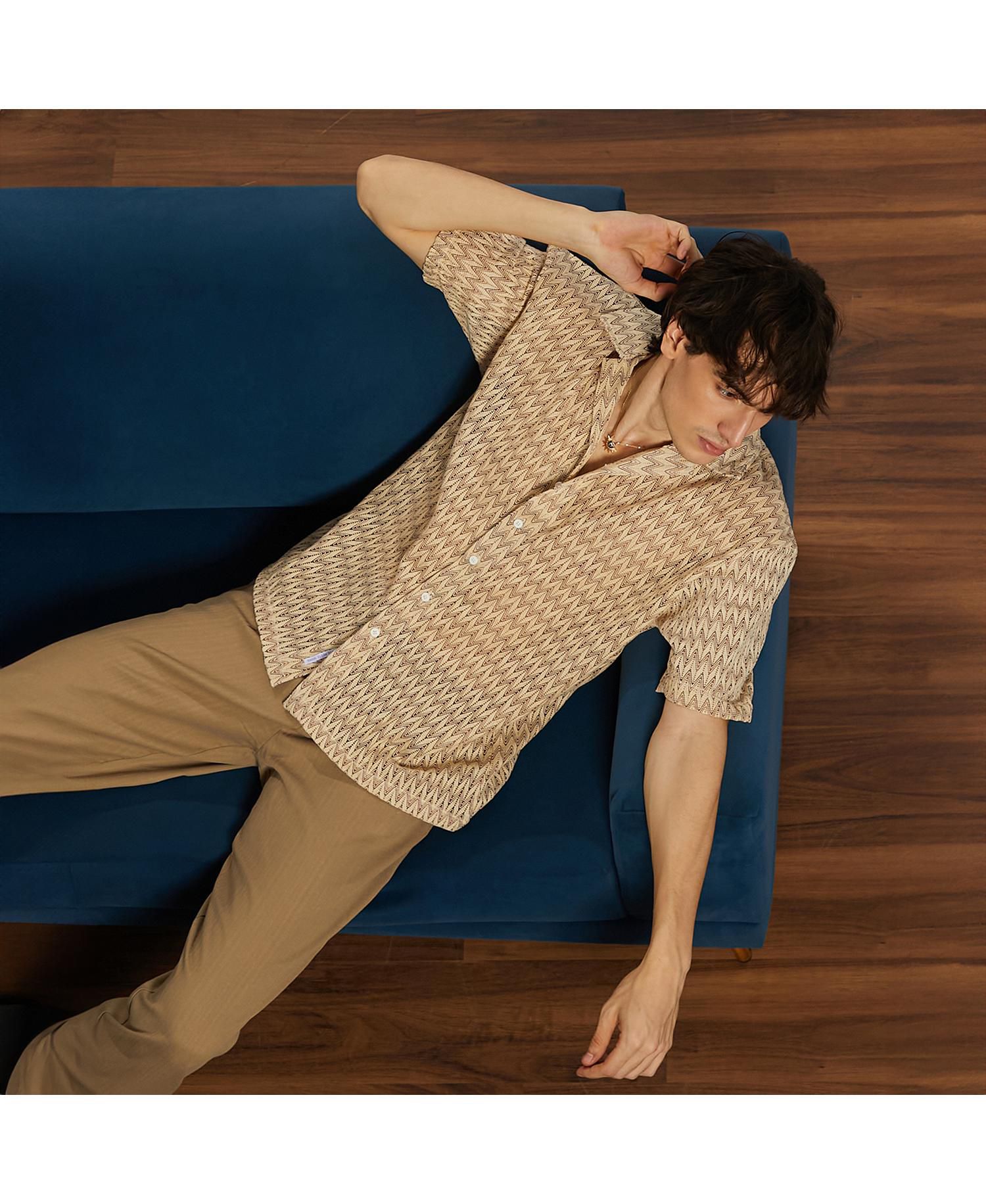 Pleat-Creased Shirt