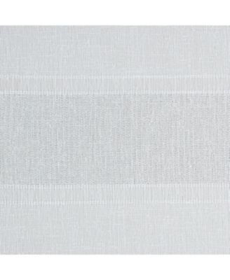 Premium 2-Panel Faux Linen Shimmer Textured Sheer Curtain Panels - for Windows Living Room Bedroom Office - Translucent Window Drapes for Home- 52 x 63 Inches Long - Taupe