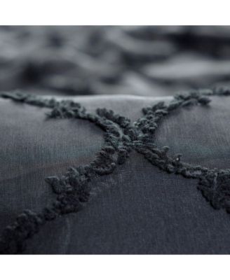 Premium 2-Panel Faux Linen Shimmer Textured Sheer Curtain Panels - for Windows Living Room Bedroom Office - Translucent Window Drapes for Home- 52 x 63 Inches Long - Taupe