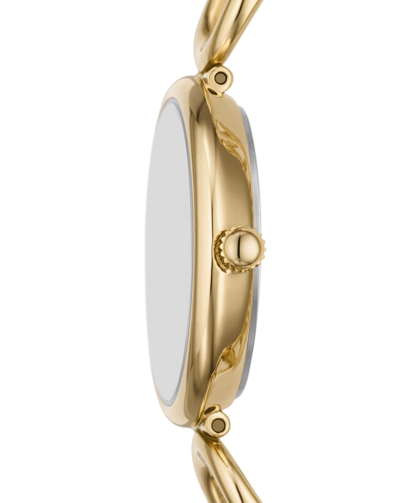 Женские часы Fossil Mini Carlie Three-Hand Rose Gold Stainless Steel Watch, 30mm — фото 2