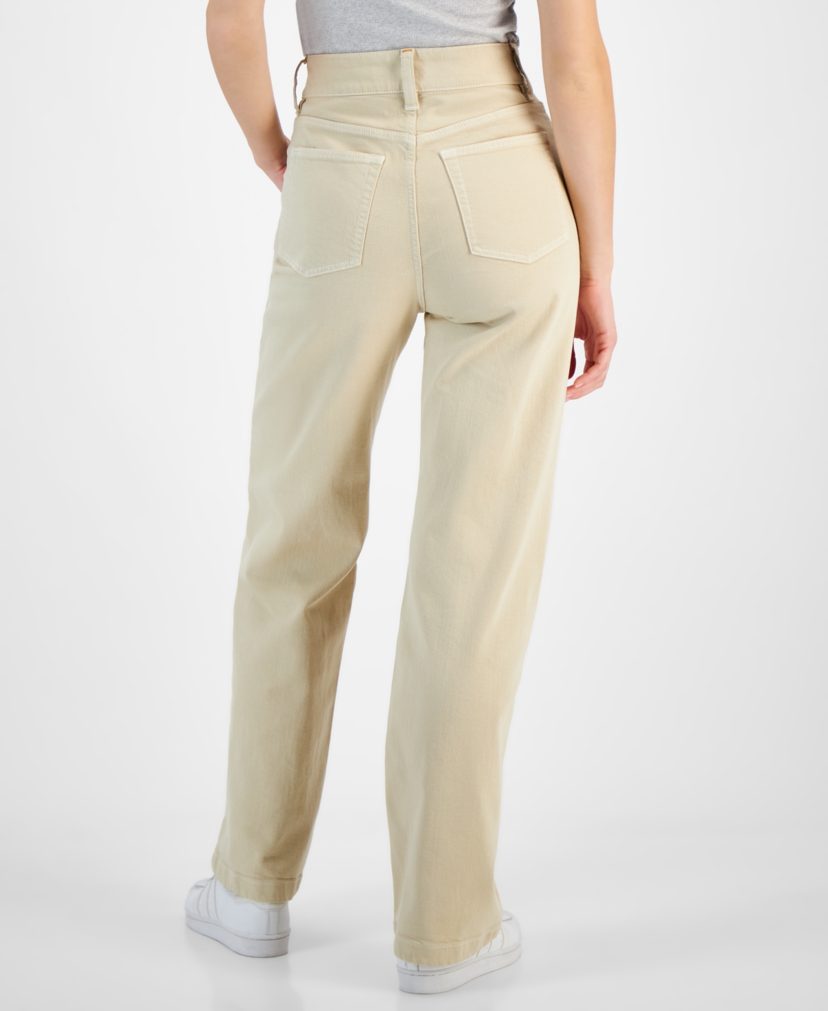 HUGO BOSS WOMEN'S WIDE-LEG DENIM JEANS 