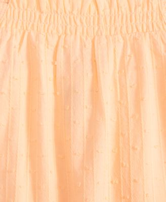 Baby Girls Clip-Dot Cotton Sunsuit, Created for Macy's 