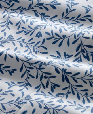 Charter Club 550 Thread Count Printed Cotton 3-Pc. Sheet Set, Twin, Exclusively at Macy’s