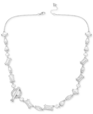GUESS - Mixed Stone Statement Strand Necklace, 20" + 2"
