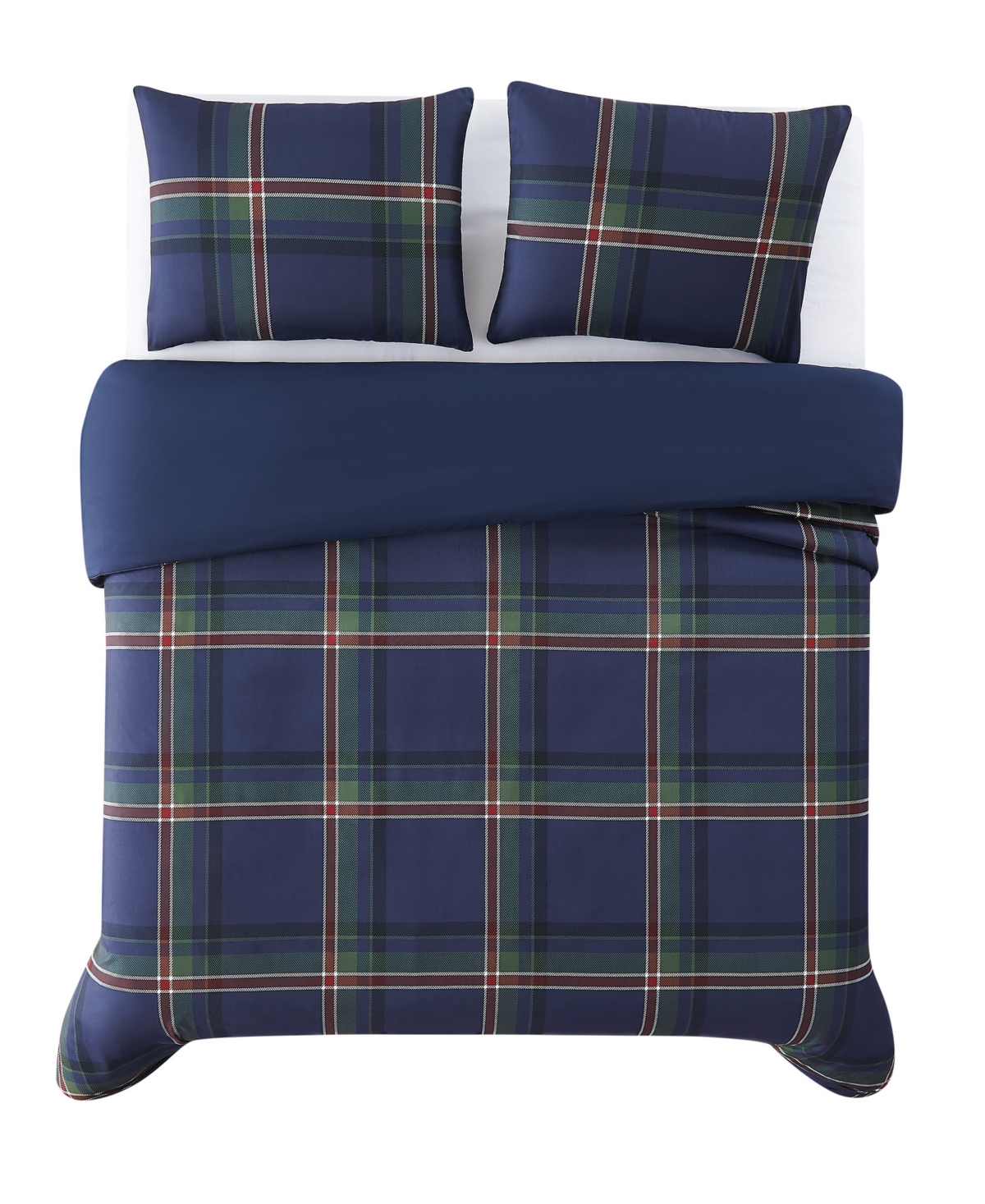 Truly Soft Bronson Plaid 3-Pc. Comforter Set, King