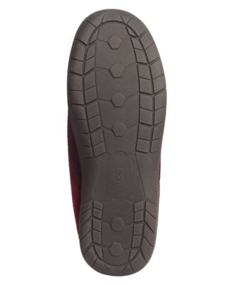 Vintage Men's Microsuede Corduroy Clog with Faux Shearling Lining and Indoor-Outdoor Sole Shoe