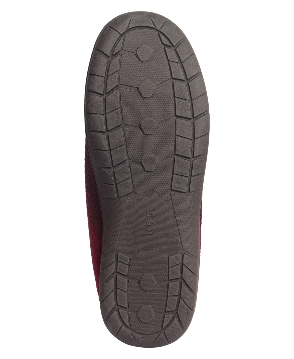 Weatherproof Vintage Men's Microsuede Corduroy Clog With Faux Shearling Lining And Indoor-outdoor Sole Shoe In Truffle