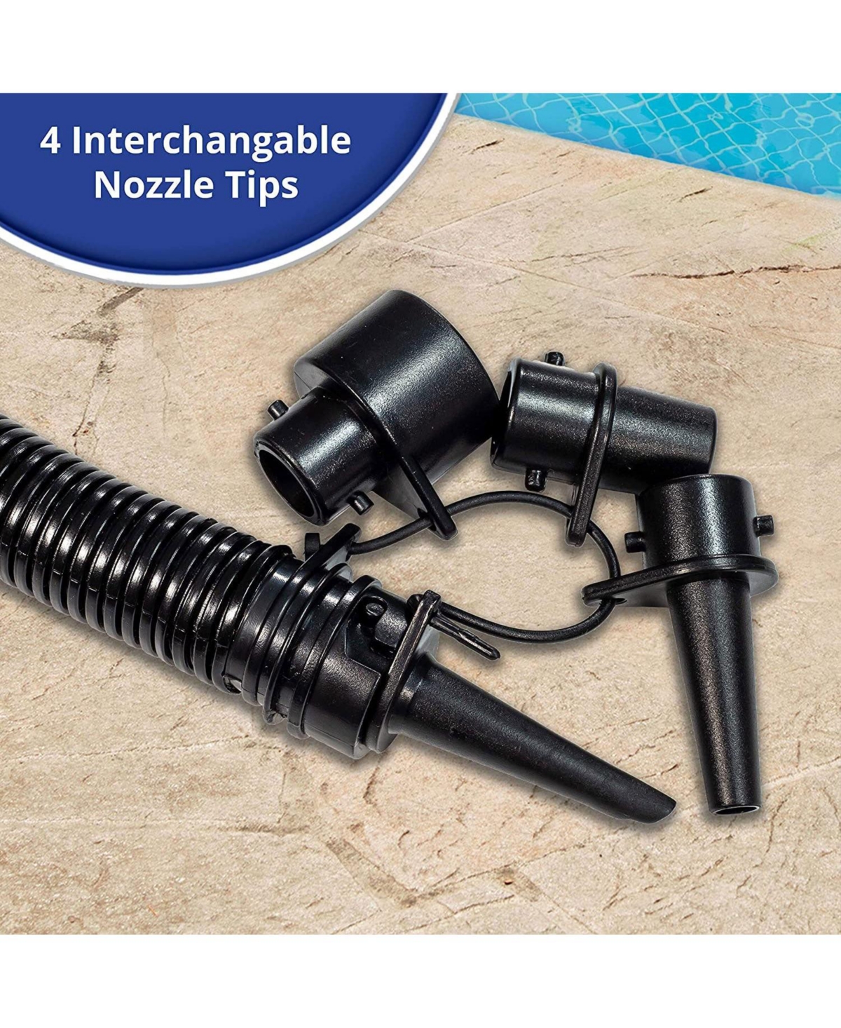 Aqua AquaPro 50 In Nylon Deck Style Towable 1 Person Rider, Yellow/Red w/ Hand Pump - Orange