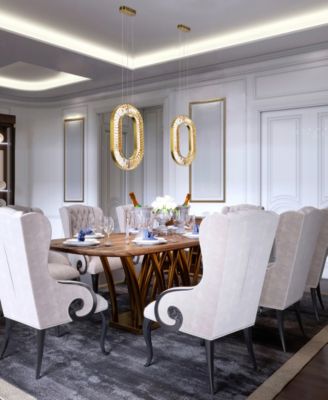 30" Metal Bjoux LED Chandelier