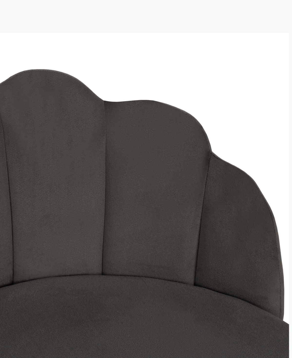 Hillsdale 25.25" Metal Catalina Vanity Stool In Dark Gray
