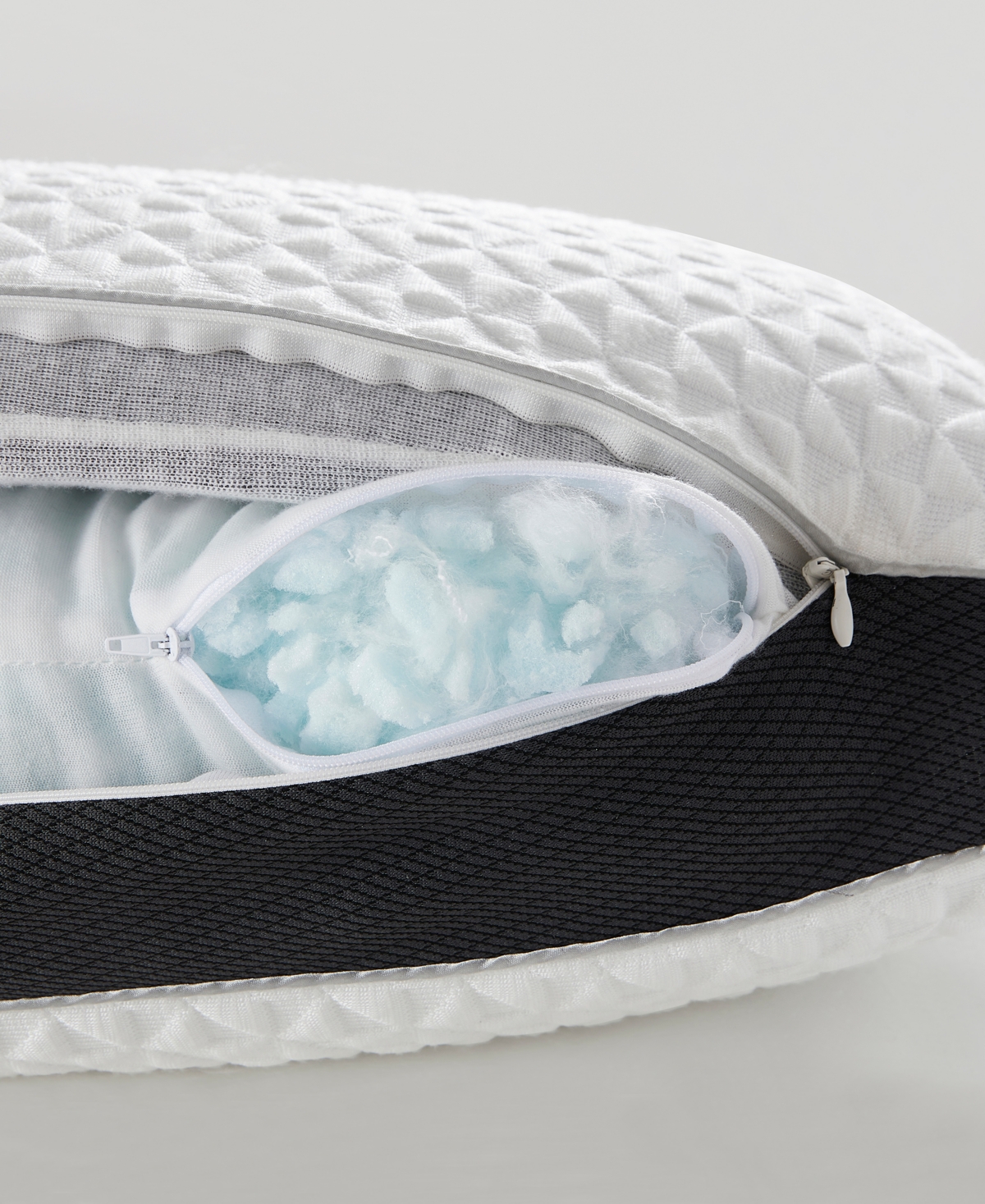 Nestl Cool Choice Customizable Memory Foam Blend Cooling Classic Pillow, Queen In White