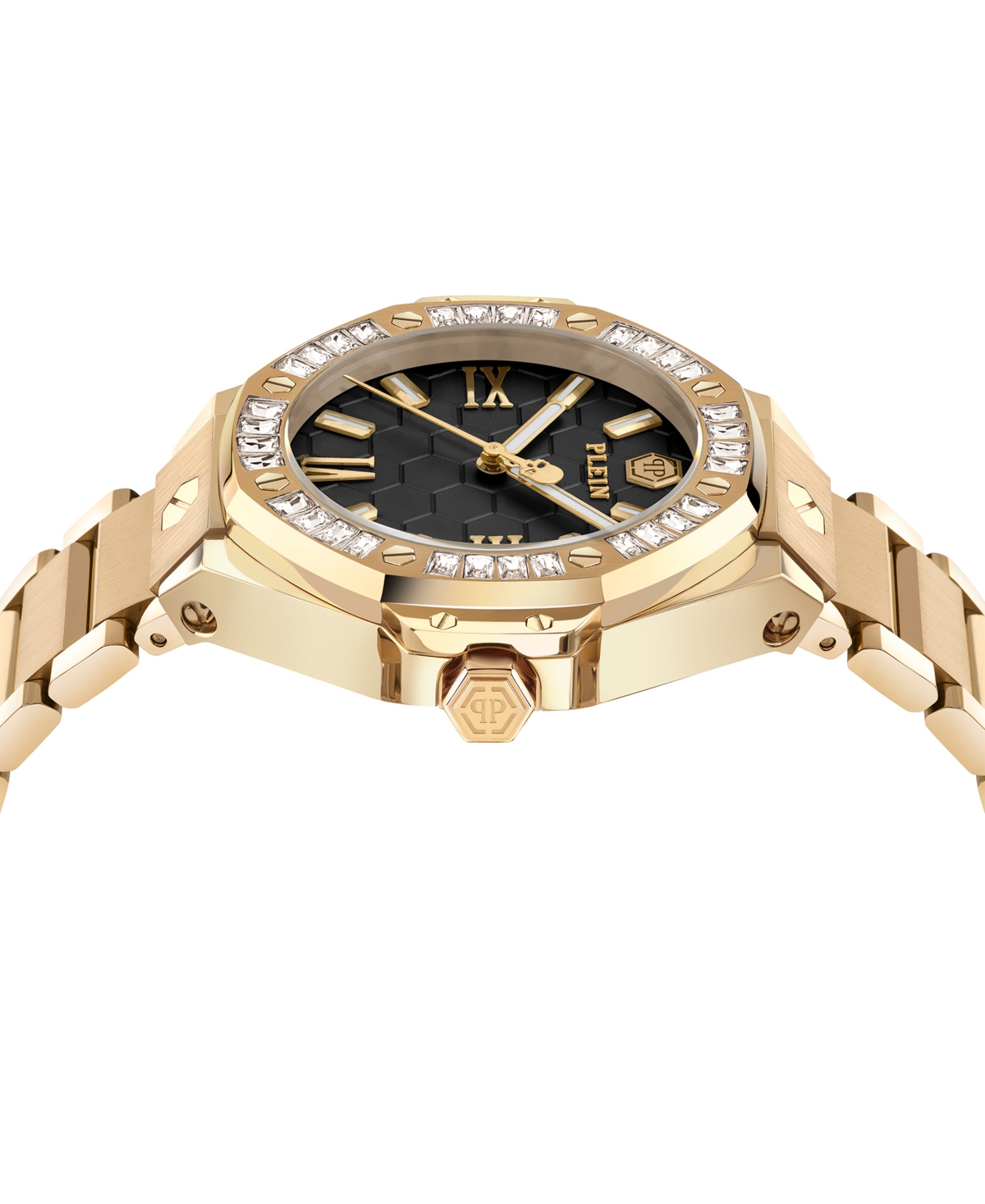 Philipp Plein Stainless Steel Watches Plein Lady Royal In Gold