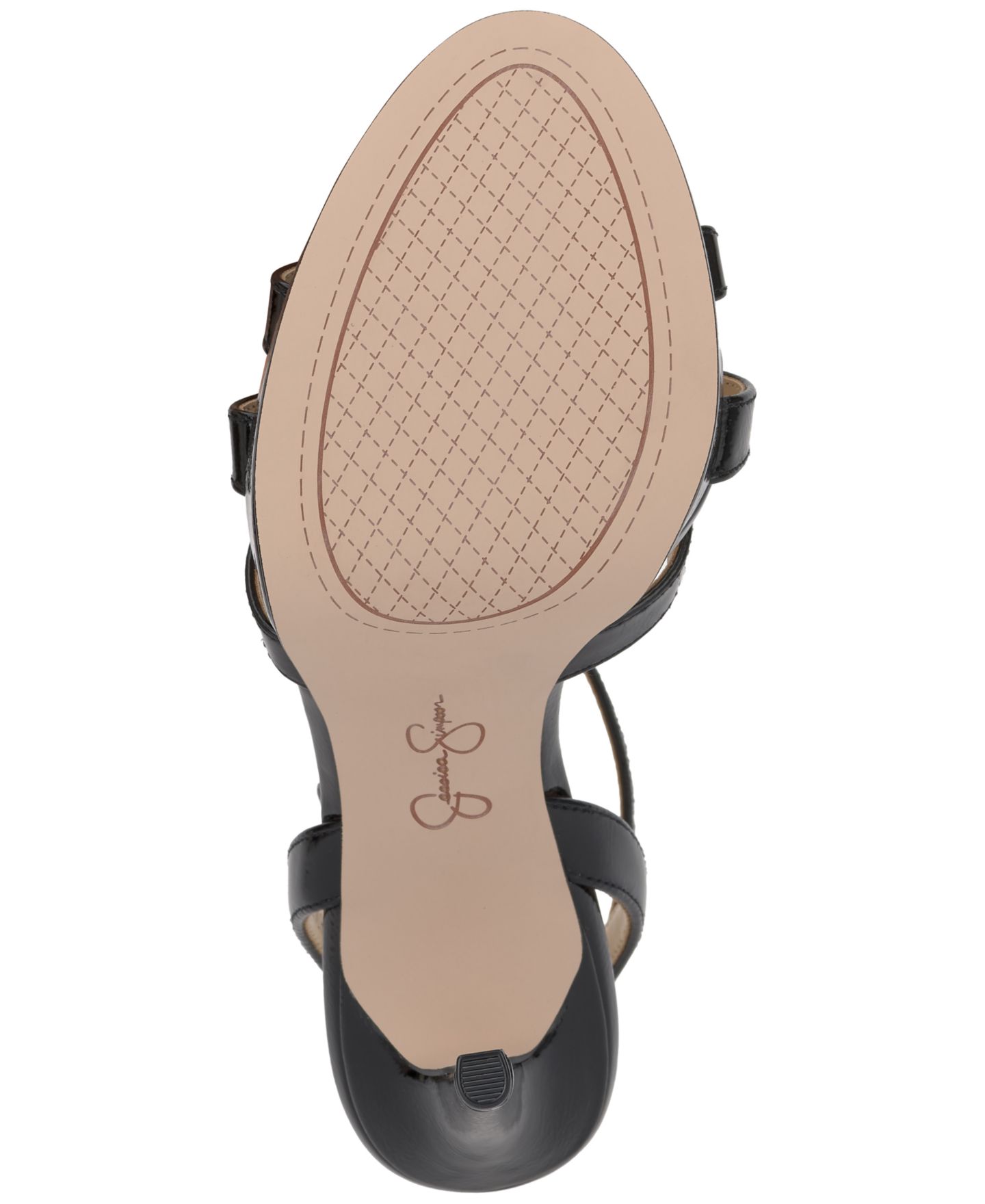 Женские сандалии Jessica Simpson Sippete Platform Dress Sandals, цвет: Чёрный лаковый — фото 5