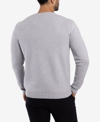 Men's Ribbed Crew Neck Sweater