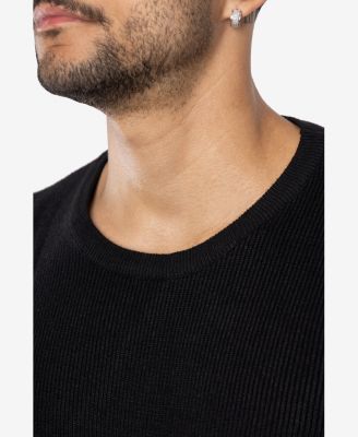 Men's Ribbed Crew Neck Sweater