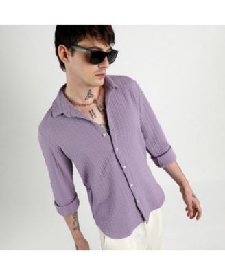 Men's Lilac Ripple Box Shirt