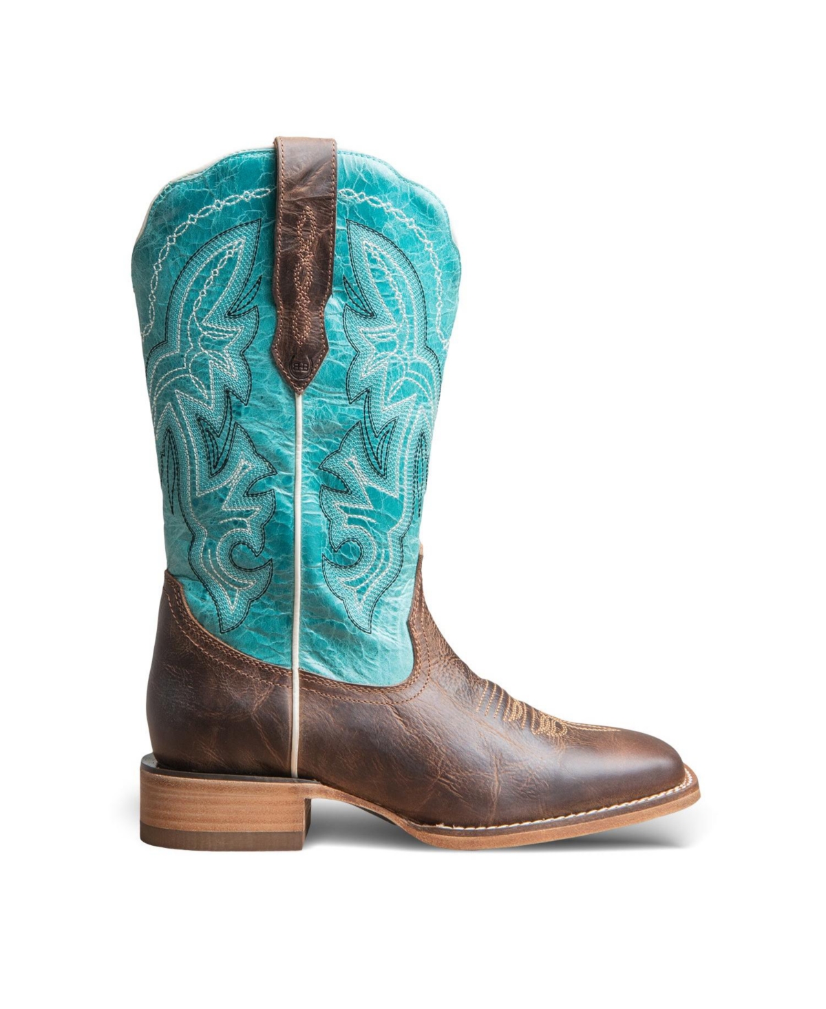 Buck & Brana Fedra Authentic Leather Cowgirl Boots By