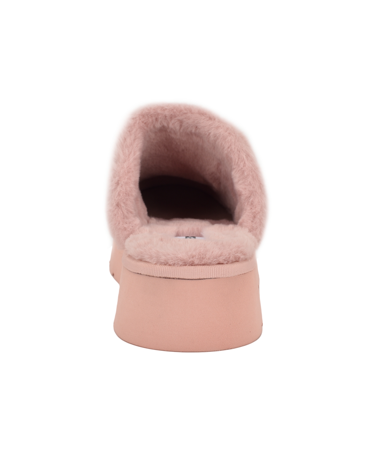 Guess Women's Danikas Slip-on Slippers In Light Pink Velvet Rhinestone Logo