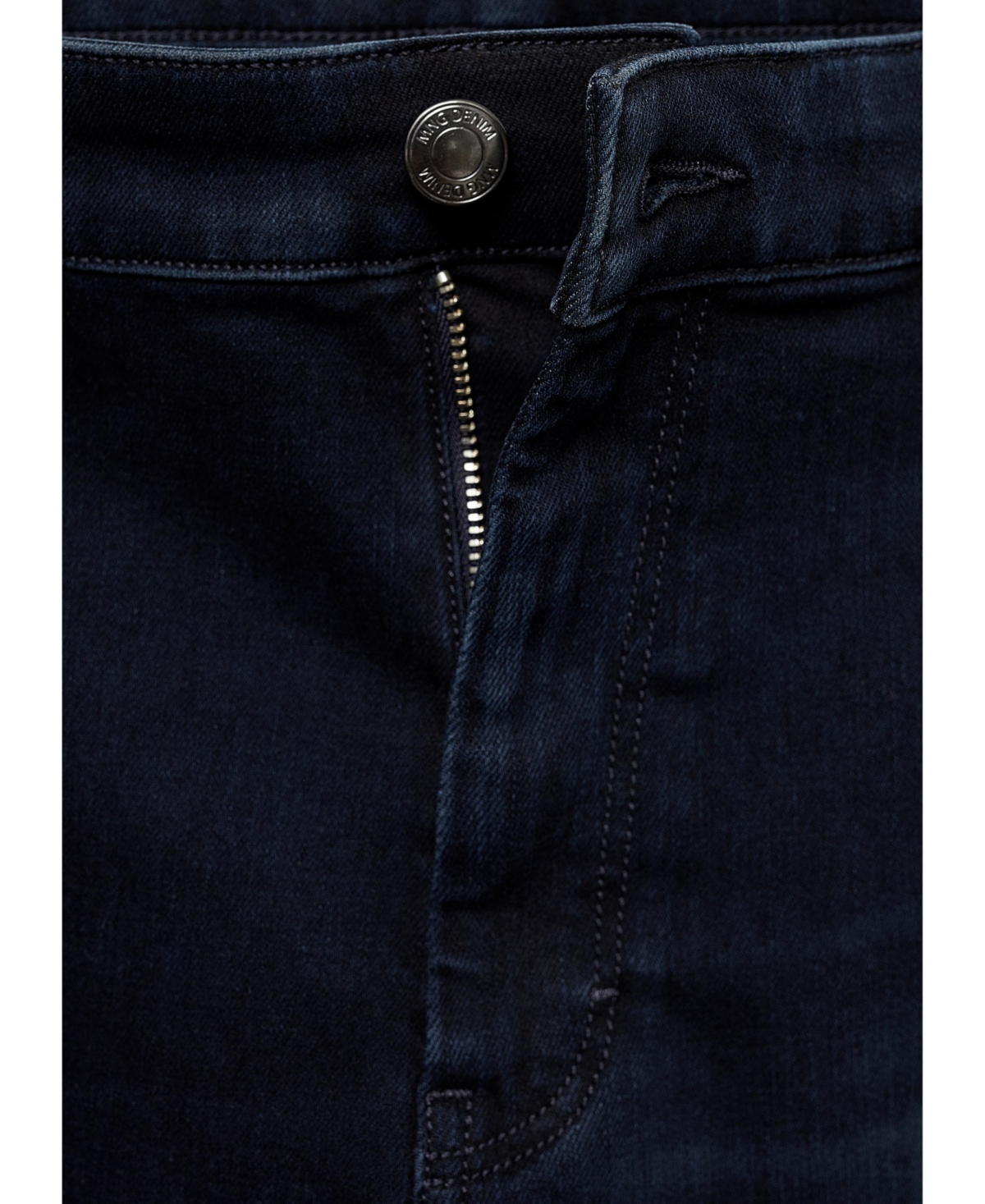 Mango Patrick Slim Fit Ultra Soft Touch Jeans In Deep Dark Blue