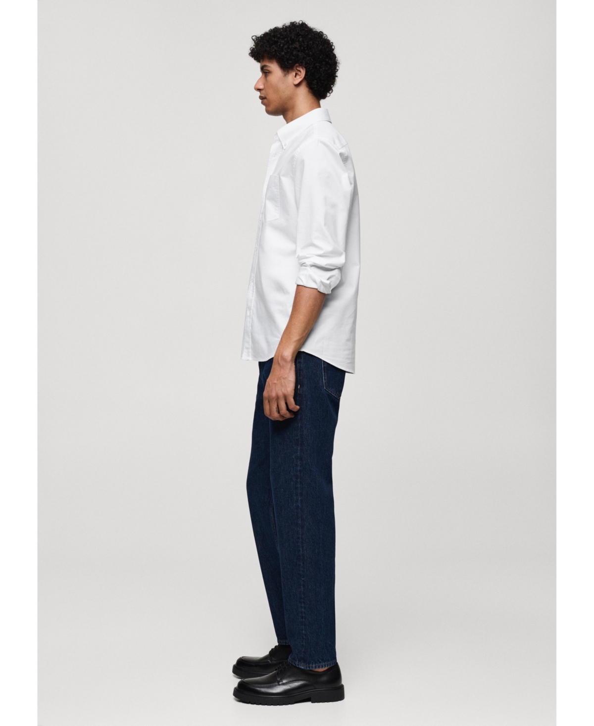 Mango Men's Oxford Cotton Shirt