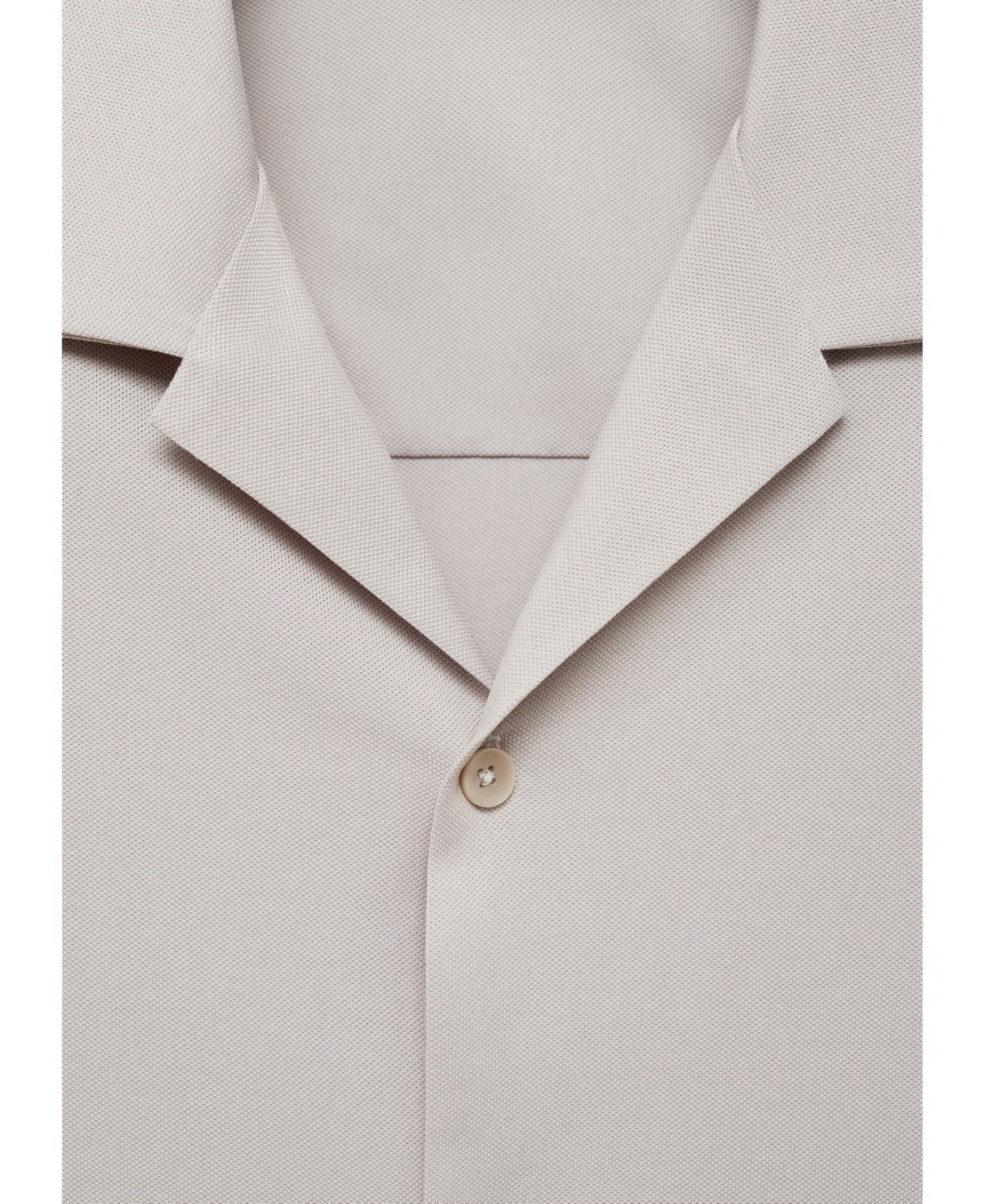 Mango Men's Short Sleeved Cotton Shirt