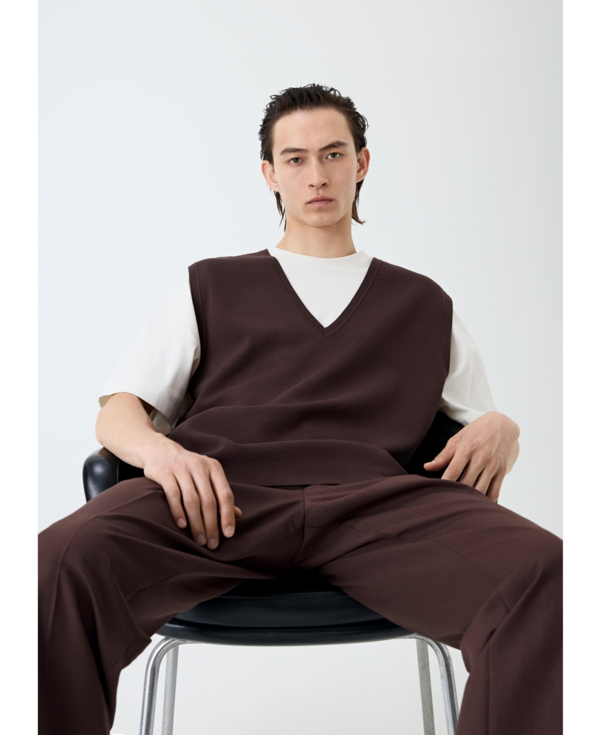 Mango Men's Regular Fine-Knit Vest