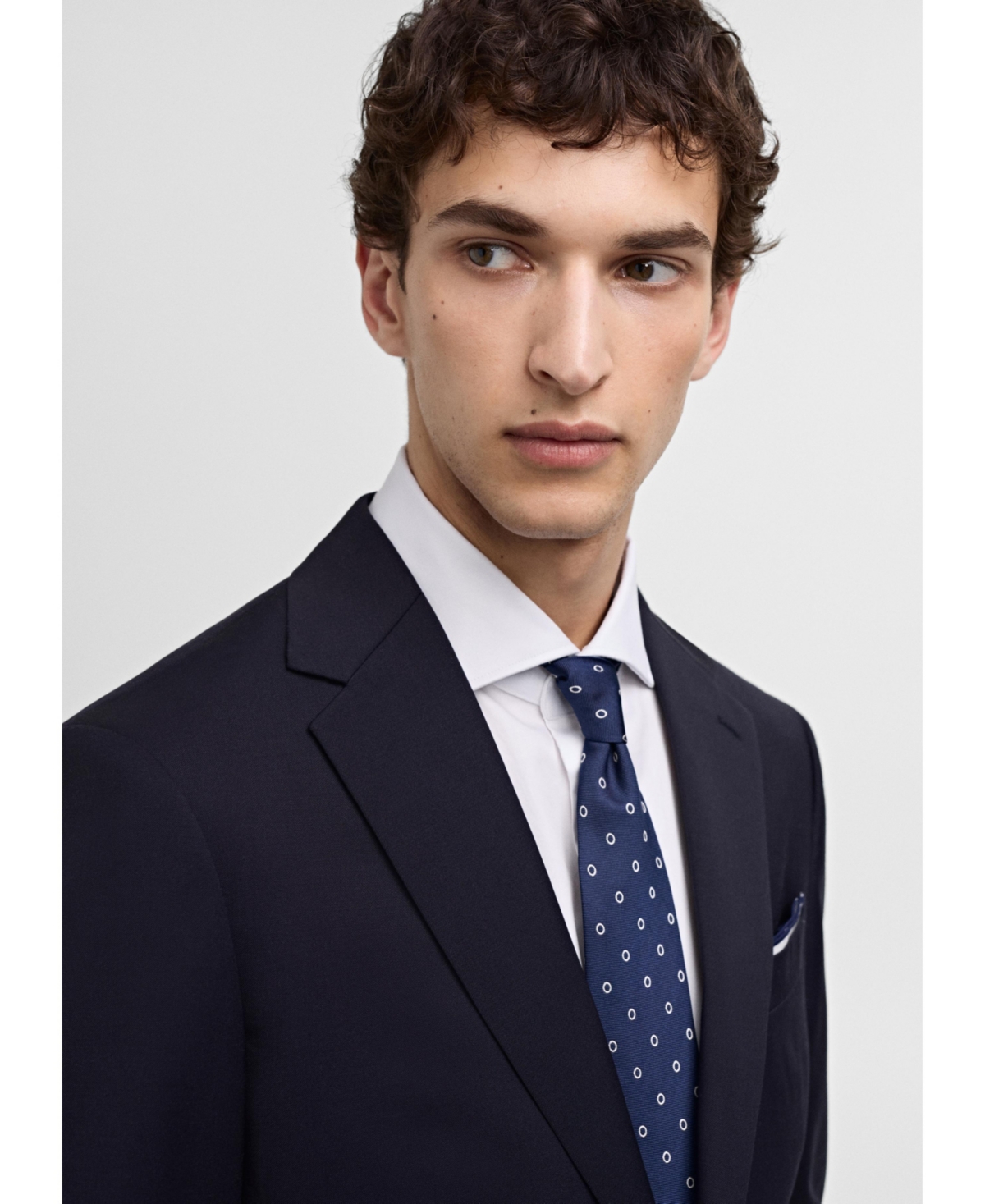 Mango Men's Virgin Wool Suit Blazer