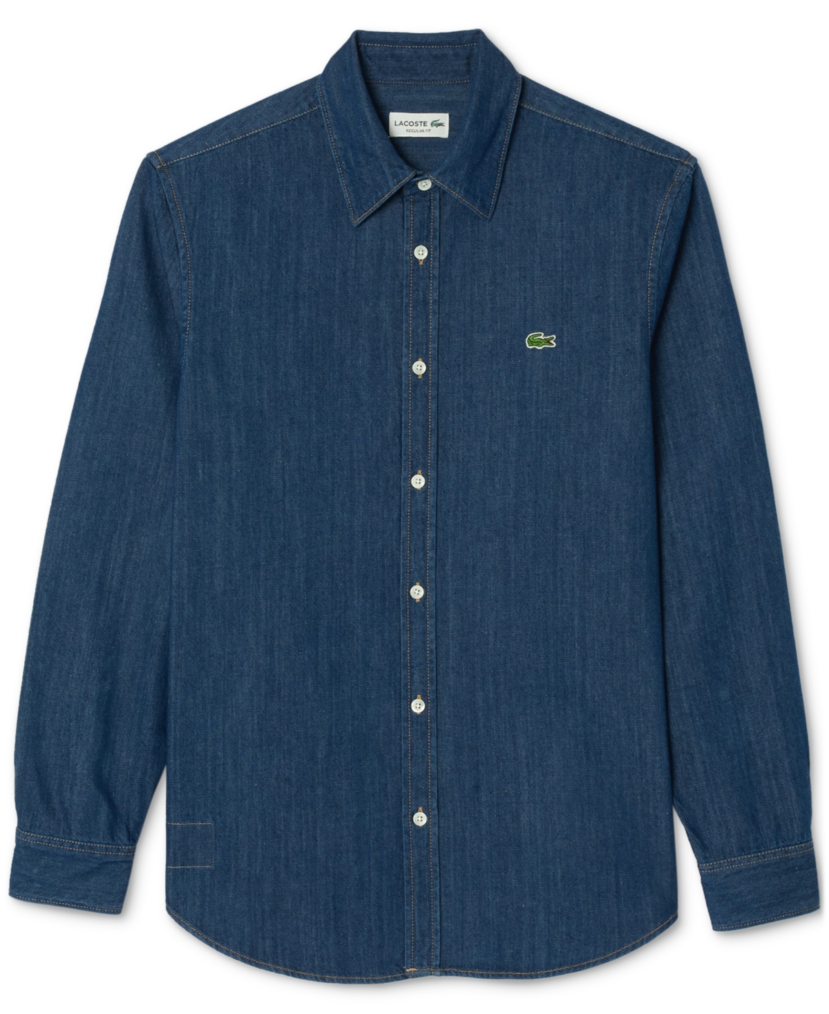 Lacoste Men's Long-Sleeve Denim Shirt