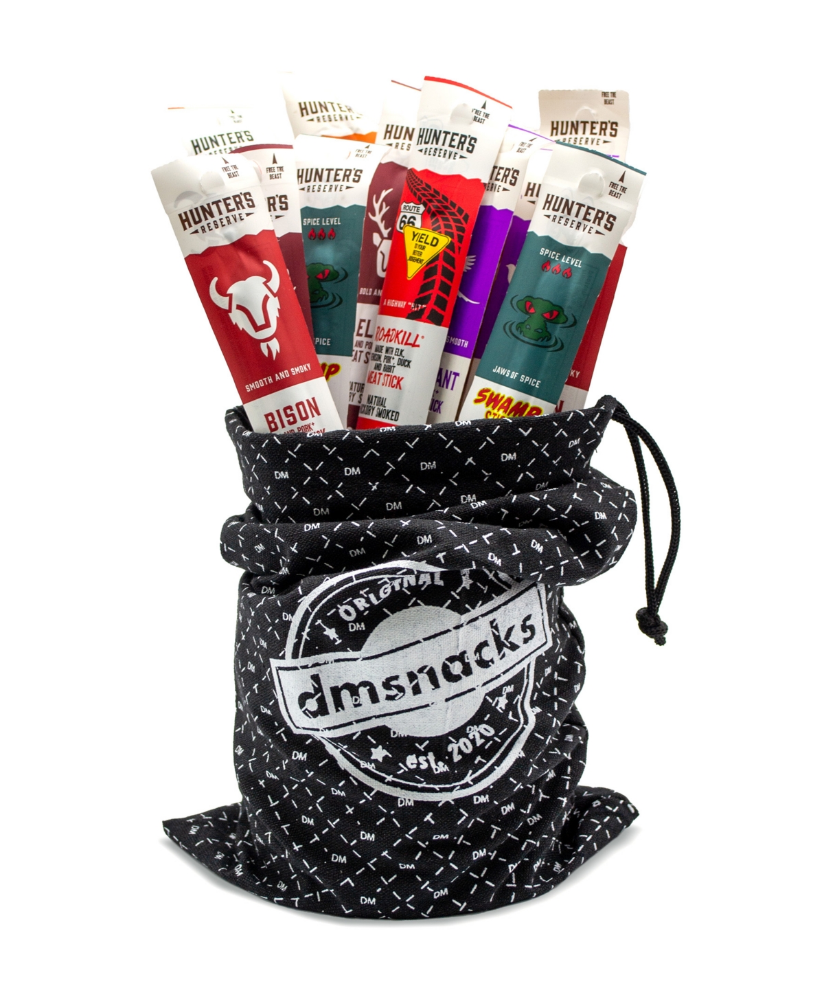 Dm Snacks Exotic Meat Sticks Gift Bag, 15 Piece In No Color