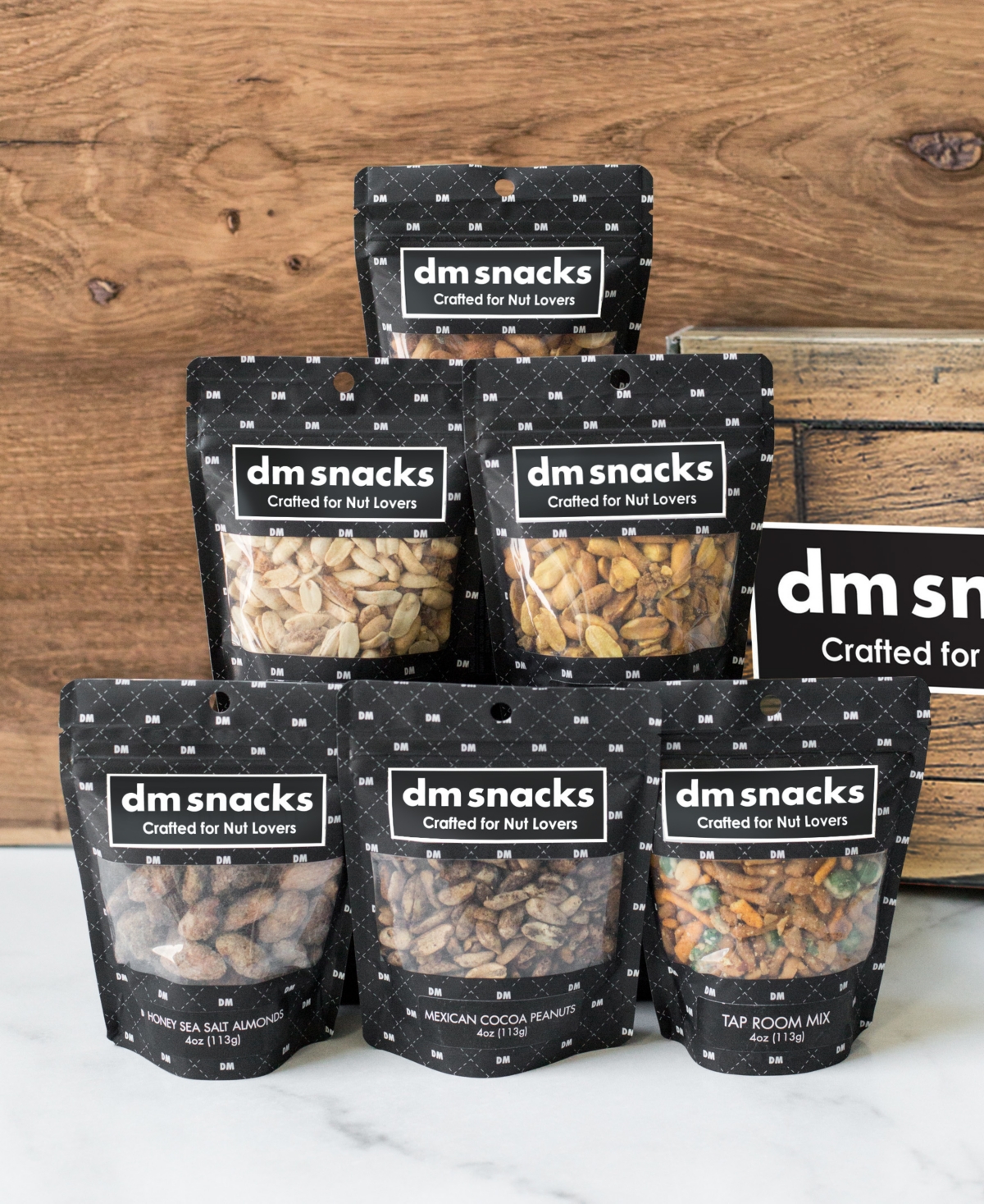 Dm Snacks Manly Nut Gourmet Gift Box, 6 Piece In No Color