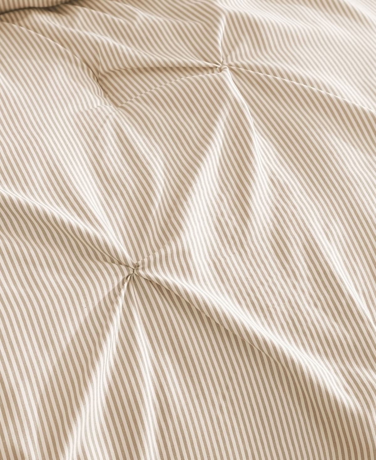 Swift Home Classic Stripes Pintuck 3-pc. Comforter Set, Full/queen In Taupe