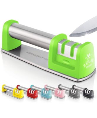 Manual Knife Sharpener for Straight & Serrated Steel Knives