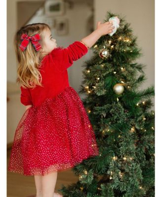 Girls  Plaid Hair Bow