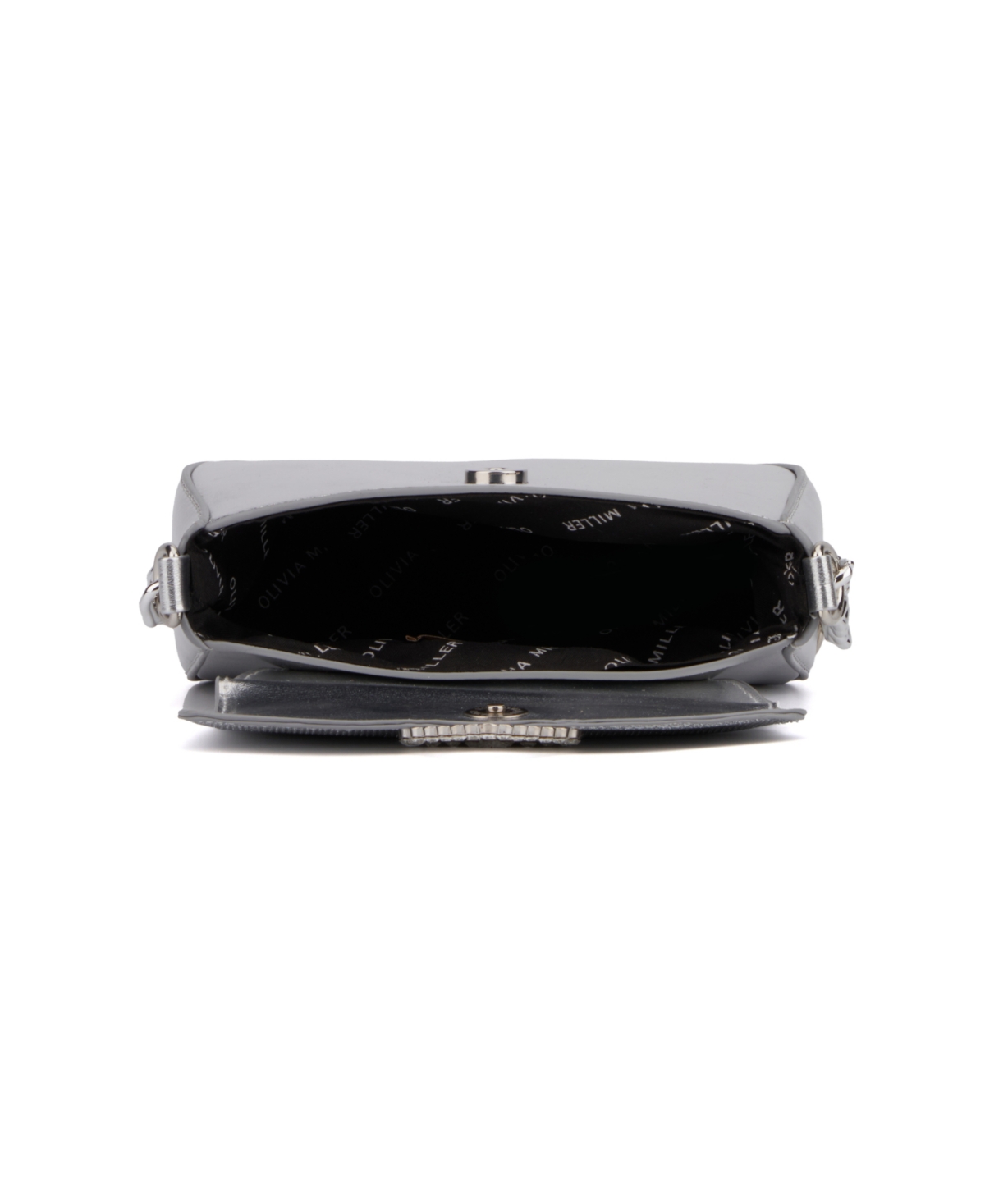 Shop Olivia Miller Amora Shoulder Bag In Silver