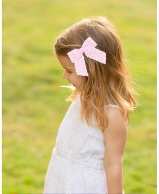 Girls' Seersucker Hair Bow