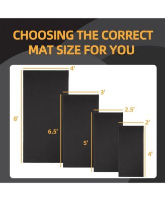 6' x 9' High Density Gym Equipment Mat for Floor Protection