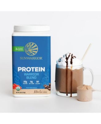 Warrior Blend Protein, Plant-Based Organic Protein Powder, Mocha, Sunwarrior, 750gm
