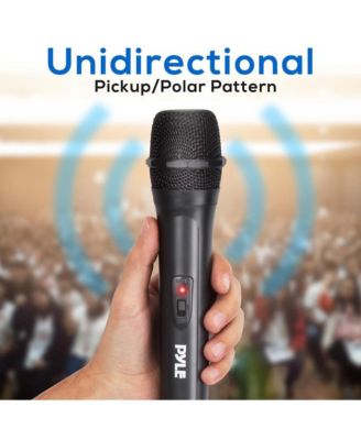 VHF Wireless Microphone Adapter System, Pro Audio Wireless Mic Transmitter with Receiver