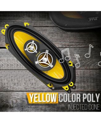 4'' x 10'' Three-Way Car Speakers, 300 Watt