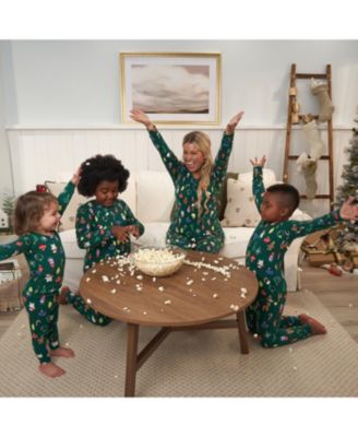 Baby Girls Holiday Family Pajamas Neutral Two Piece Pajamas