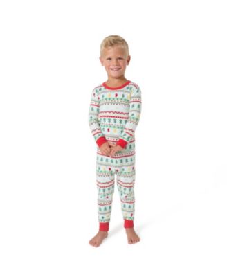 Baby Girls Holiday Family Pajamas Neutral Two Piece Pajamas