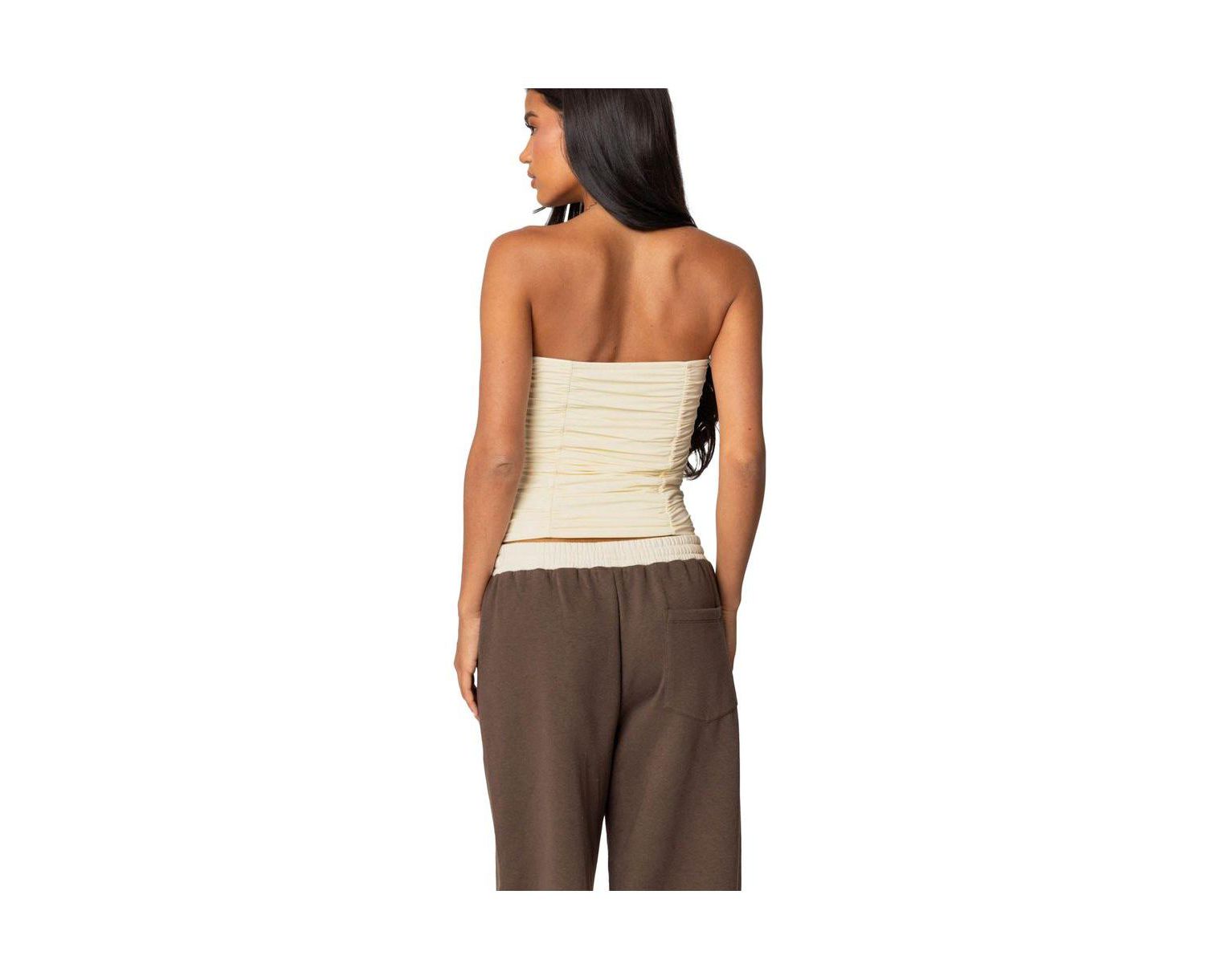 Women's Fifi Gathered Strapless Top