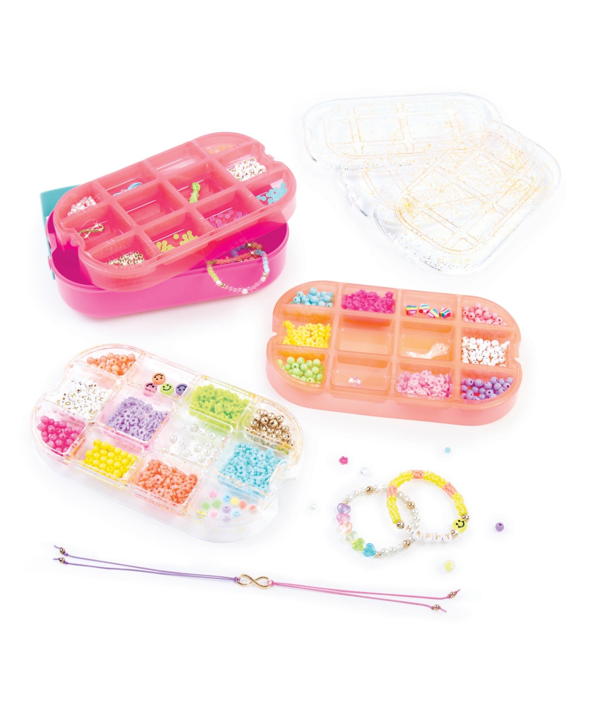 Make It Real Beads 2-go Diy Jewelry Set In Multi