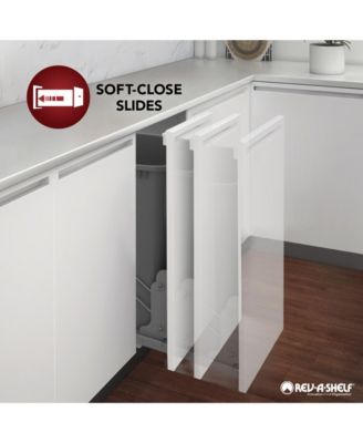 30" Wood Vanity Base Cabinet Organizer w/ Soft-close, 441-15VSBSC-1