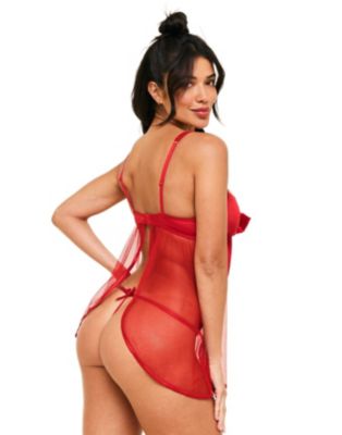 Women's Bessima Babydoll & G-String Set Lingerie