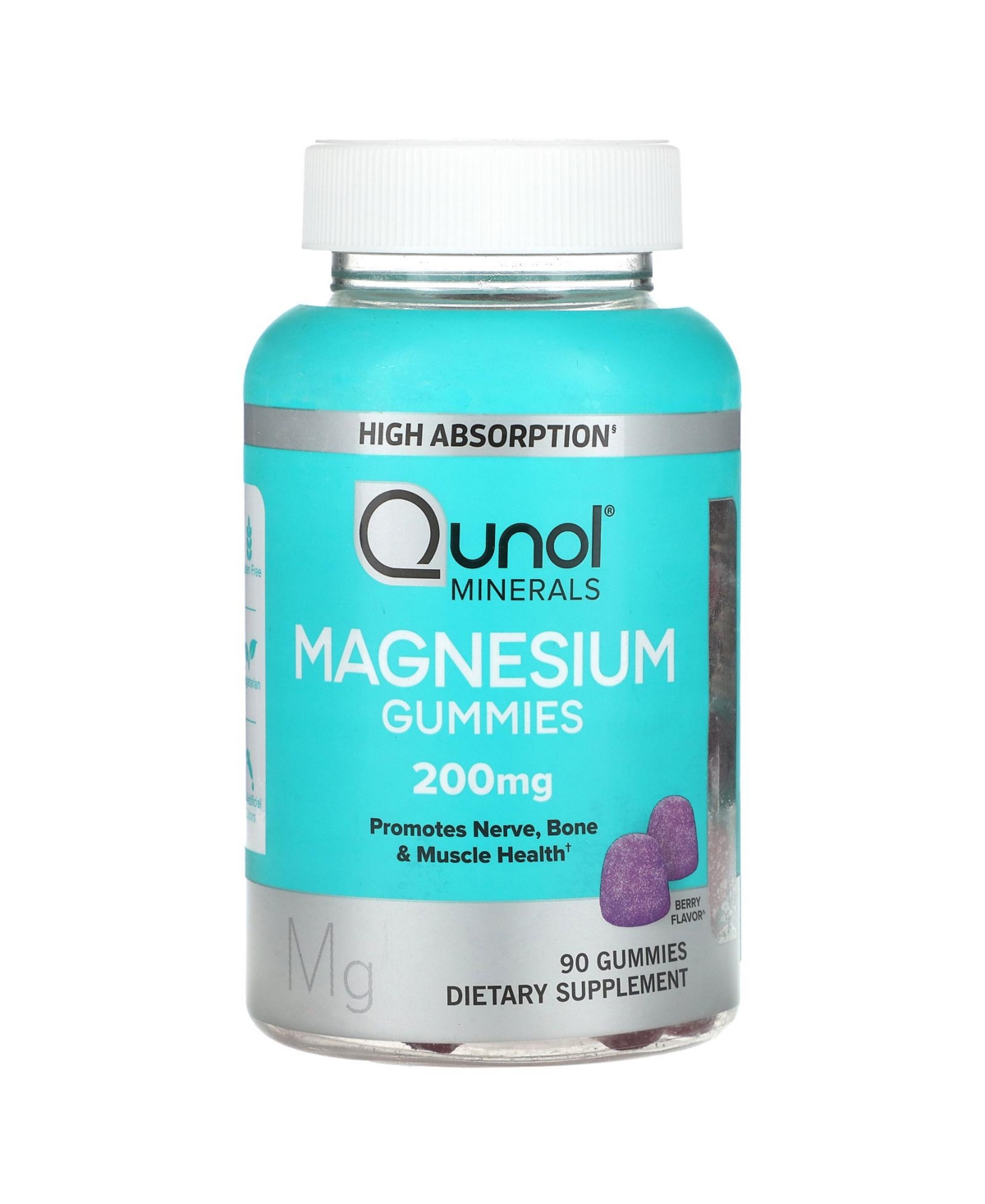 Magnesium Gummies Berry - 90 Gummies (100 mg per Gummy)