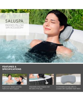 Bestway Padded Headrest Pillows with Adjustable Strap, Gray, (2 Pack)