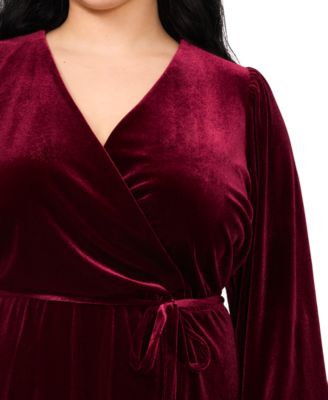 Plus Size Fit and Flare Maxi Dress